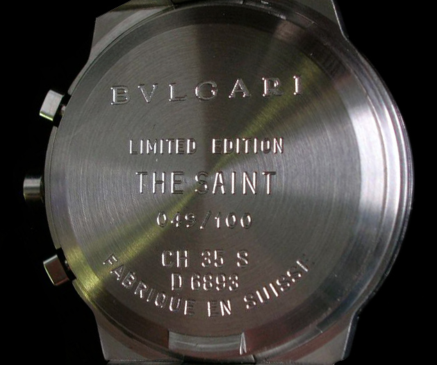 bvlgari chronograph the saint