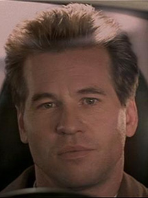 Val Kilmer at the end of The Saint movie