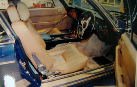 Interior of The Saint's Jensen Interceptor