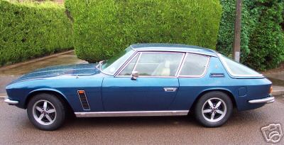 A Blue Jensen Interceptor