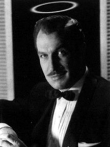 Vincent Price with a Halo as The Saint