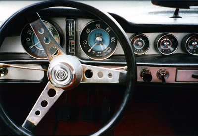 Dashboard of a 1964 Volvo 1800S